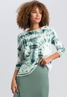 Sweaters in tie-dye print