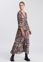 Dress with leo print