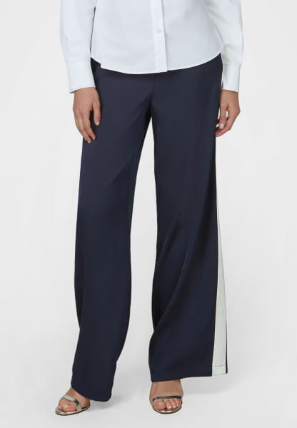 Pants with side stripes