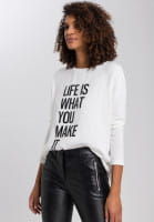 Longsleeve with large message print