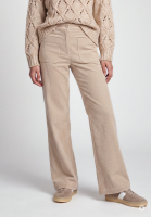Flared pants with patch pockets