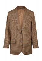 Oversize Blazer mit Vichy-Karo