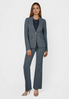 Patterned jacquard pants