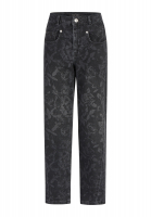 Barrel Fit Jeans mit Laserprint
