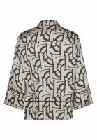 Bluse mit grafischem Print