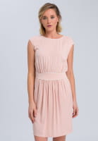 Dress with contrast details