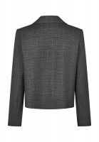 Verkürzter Blazer mit Glencheck