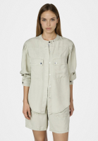 Hemdjacke mit Falten