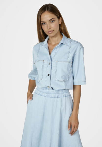 Denim shirt in Tencel blend