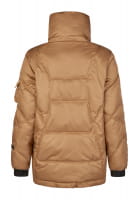 Puffer jacket with contrast details