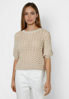 Sweater with lurex stripes