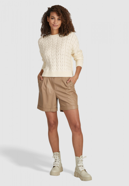Sweater with cable stitch