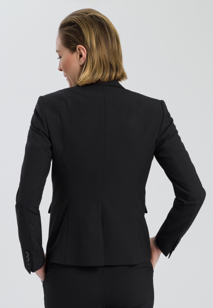 Zweiknopf-Blazer mit Leomuster innen