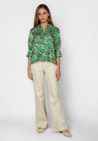 Flared Jeans mit antiker Färbung