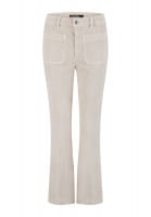 Flared corduroy trousers