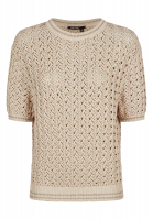 Sweater with lurex stripes