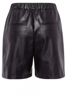 Shorts made of vegan leather