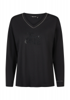 Long-sleeve shirt with lettering