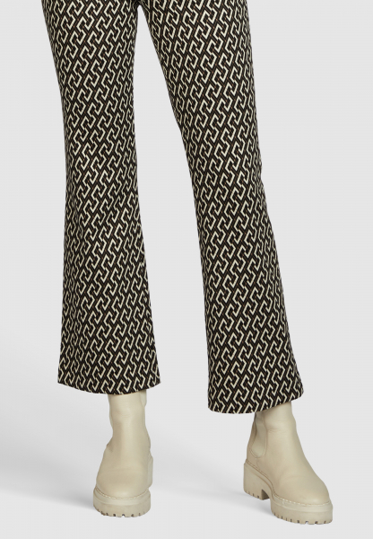 Jacquardhose aus recycelter Viskosemischung