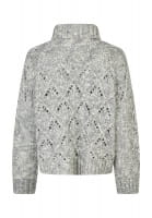 Sweater with chunky mesh pattern