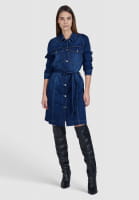 Kleid aus Blue Denim