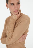 Ribbed turtleneck sweater