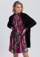Basic-Strickjacke mit Schalkragen