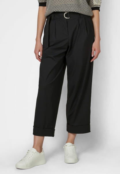 Paperbaghose aus technischem Jersey