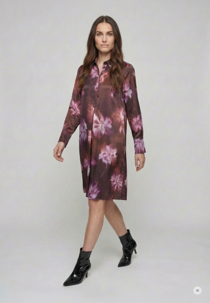 Dress with a floral print