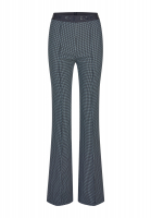 Patterned jacquard pants