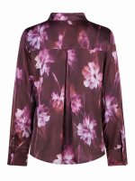 Blouse with a floral print