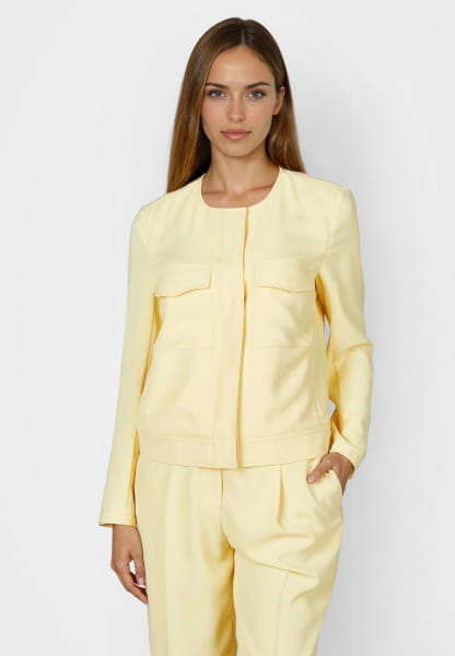 Jacket in softly draping fabric