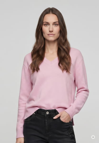 V-neck sweater