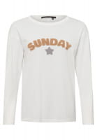 Shirt with terrycloth appliqué