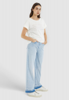 T-Shirt mit Metallic-Print