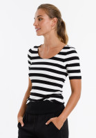 Shirt in a harmonious striped look