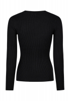 Sweater in sparkling rib knit
