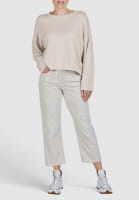 Cropped sweater made of high-quality cotton-cashmere