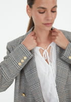 Blazer with checked pattern