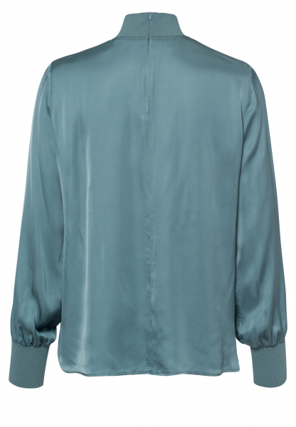 Slip-on blouse with elegant glossy effect