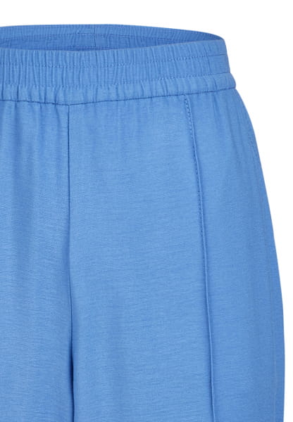 Structured viscose trousers