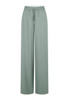 Slip-on pants in twill look