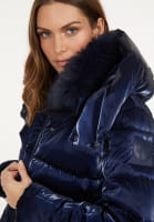 Puffer-Jacke aus schimmernder Optik