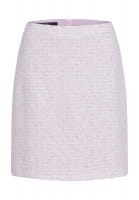 Mini skirt from summery tweed