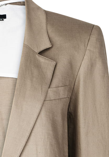 Oversized Blazer aus Leinenmischung