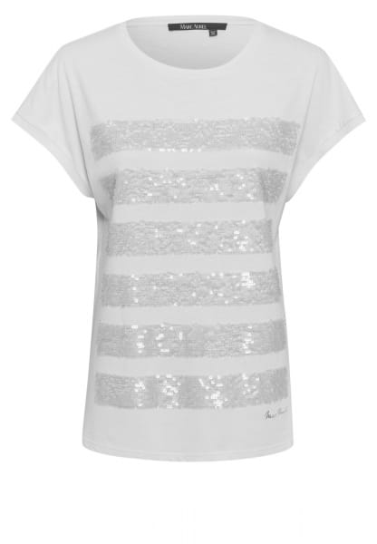 T-shirt with sequin embroidery