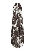 Maxikleid mit abstraktem Flower-Print