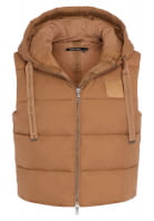Puffer vest with hood