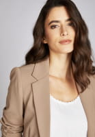 Jersey blazer with twill structure