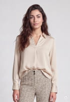 Blouse with a hammered finish